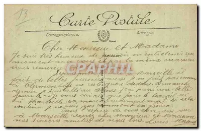 Marsiglia — Il Porto Vecchio — LL — Selecta, n° 391 — Verso