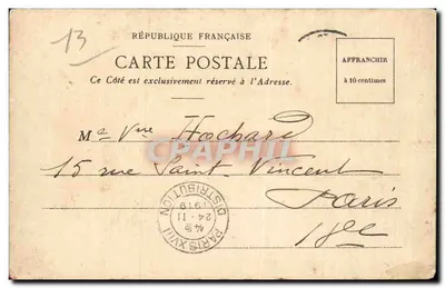 Marseille — Widok ogólny — Tamagno — Rewers