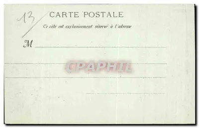 Marseille - De Place Castellane — Centraal obelisk — L.P. 19 — Achterkant