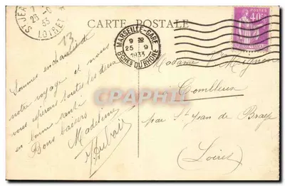 Marseille — La Canebière — Wydawca Proceca, n° 256-81 — Rewers