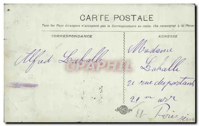 Marsylija — Giełda — wydawca Thiercy, nr 37 — Rewers
