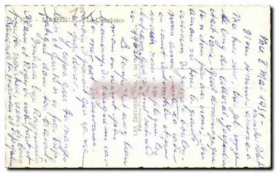 Vista aérea da rue de la République em Marselha — Éditions Paris, n°1032 — Verso