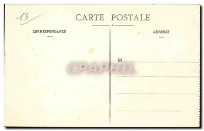 Marseille - La Cannebière, widok z Portu Starego - EL — Rewers