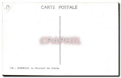 Marseille — Pomnik Mobilów — 119 — Rewers