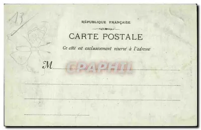 Marsylija — La Cannebière — widok ulicy z tramwajem — Photosie E. Lacour, 19 rue Tubau — Rewers