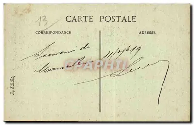 MARSEILLE — O Bassin do Radoub e Bairro da Tourette — Novelta 164 — Verso