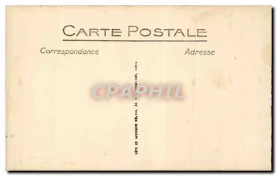 Exposição Colonial de Marselha — Palácio da Argélia — Arquiteto Guiauchain — Verso