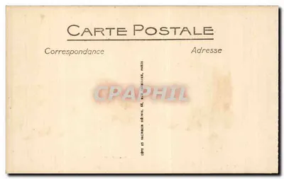 Palacio de Marsella y de la Provenza — Exposición Colonial de Marsella — Hambert Champollion y Mourières Arquitectos — Reverso