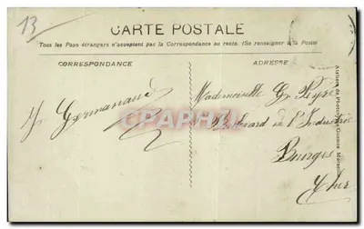 Marsiglia. Esposizione Coloniale. Grand Palais de l'Exportation — Editore non identificato, n° serie 1 — Verso
