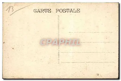 Marselha - Exposição Colonial 1922 — Palácio de Marselha e da Provença — Verso