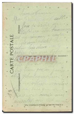 Marseille - Bonne Pensee - Souvenir - Stara pocztówka — Rewers