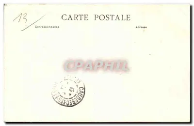 Marseille — Le Prado, widok z rondpunktu — L. M. — Rewers