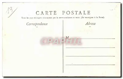 Marseille — La Cannebière — Wydawnictwo C. Marlière — Rewers