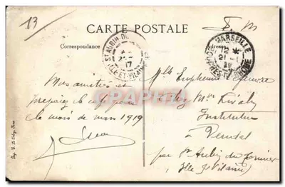 Marseille — La Corniche — Most Fausse Monnaie — Rewers