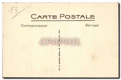Exposição Colonial de Marselha — Pavilhão da Indochina, Torre da África Ocidental — Editor: Imp. e Neucodin Recuis, 44 rua Littellier, Paris — Verso
