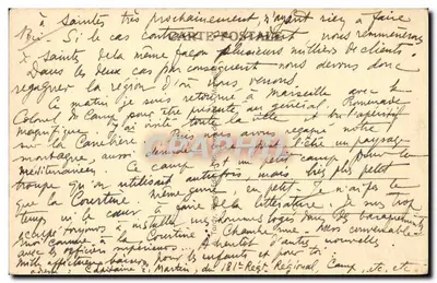 Marseille — La Canebière — Wydawca Thiéry, nr 18 — Rewers