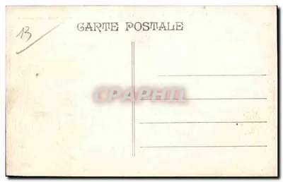 Marsella - Exposición Colonial 1922 — Palacio de Madagascar y Estatua del General Galliéni — Richard, Arquitecto — Reverso