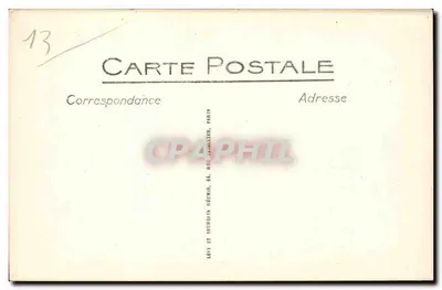Exposição Colonial de Marselha — África Ocidental — A Torre — LL. — N° 47 — Verso