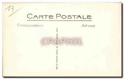 Palácio da África Ocidental — Pátio interno — Exposição Colonial de Marselha — LL. — N° 90 — Verso