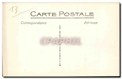 Exposição Colonial de Marselha — Palácio de Marselha e da Provença — LL. n° 79 — Verso