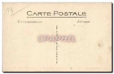 Exposição Colonial de Marselha — A Entrada do Povoado Annamita — LL. — N° 120 — Verso