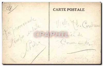 Charleville (Ardennes) — Zgięcie rzeki Meuse przy Moulinet widziane w zachodzącym słońcu — Rewers