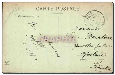 Vallée de l'Aude — Alet-les-Bains — Vista sobre o Aude — Phot. Labouche F., Toulouse — Verso