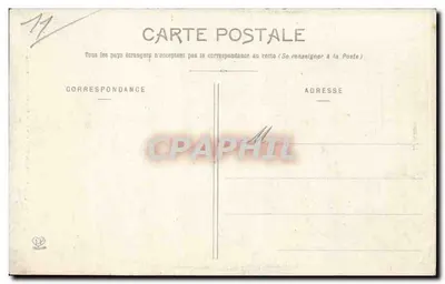 Statua Gambetta — Narbonne — E. Prunot, serie 534 — Verso