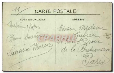 NARBONNE (Aude) — Panorama — Widok z wieży kościoła św. Pawła — Rewers