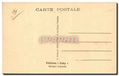 Carcassonne — Ogród Botaniczny i Pomnik Sarraut (M. Ducuing, Rzeźbiarz) — Rewers