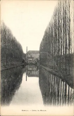 Romilly — Canal do Moulin — Fototipia A. Berger, Paris