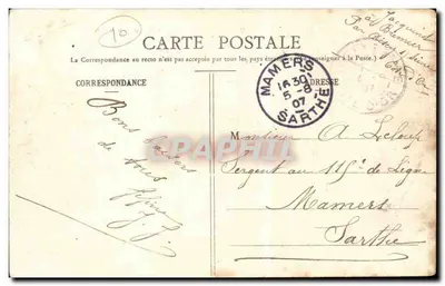 Vallei van de Seine — Loop van de Brevon — H. Pognerveau, uitgever n°289 — Achterkant