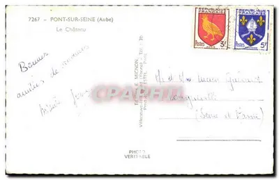 Castelo de Migny — Editor E. Migny — Número de série não visível — Verso