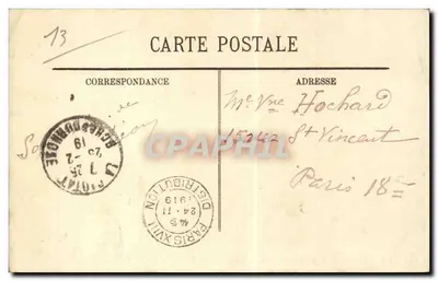 La Ciotat — Algemene uitzicht genomen vanaf Roche du Bec de l'Aigle — onbekende uitgever, nr. 20 — Achterkant