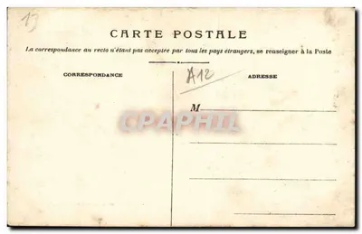 Mulher em traje provençal — Tipo Provençal n°4 — Edição Hittachir, Toulouse — Verso