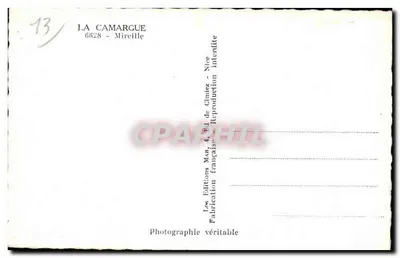 Mulher jovem em traje festivo — chapéu com orelhas de coelho — J.A. CAMARGUE, Nice — Verso