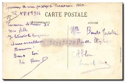 Tarascon — Zamek króla René i Rhoń — LL — Rewers