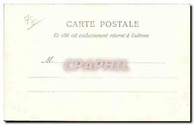 Montfort-l'Amaury — Katedra i Cmentarz — Wydawca nieznany — Rewers