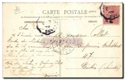 Zamek Rochefort-en-Yvelines — Widok na Galerie — J. Rumeau i synowie, fot. w Rochefort-en-Yvelines — Rewers