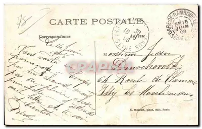 CERNAY-la-VILLE — Moradia do Eremita — E. M. n°2208 — Verso