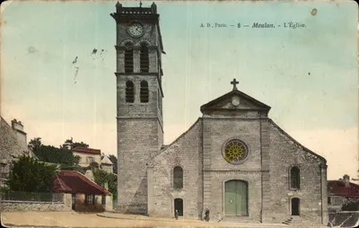 Meulan - A Igreja — editor A.D., Paris, n°8