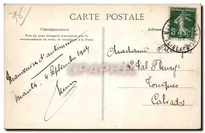 MANTES-LA-VILLE — Vista sobre a Vaucouleurs — Ancelin, Mantes — Verso