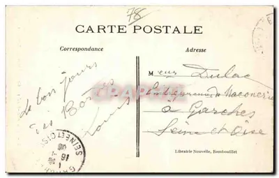 La Celle-les-Bordes — Grande Salão dos Massacres — Editor Livraria Nova, Bambouillet — Verso
