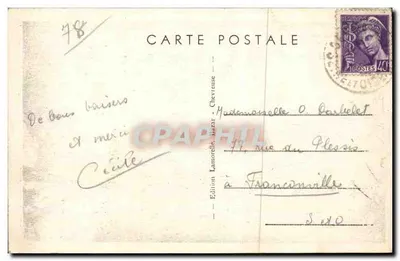 Valle de CHEVREUSE (S.-et-O.) — El Río de Vaux-de-Cernay — Edición Lamorelle, n°89 — Reverso