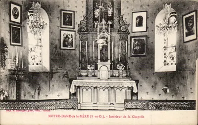 Interior da capela Nossa Senhora da Mãe (S.-et-O.) — editor A. Laverge, fot. Varnos
