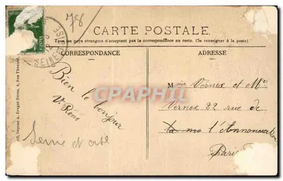 Le Vésinet — Lago de Croissy — Edição Miner — Verso