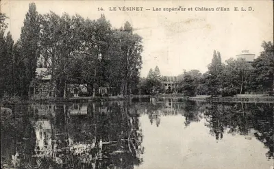 Le Vésinet — Lago superior e Castelo d’Água — E. L. D.