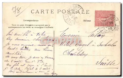 Le Vésinet — Lago superior e Castelo d’Água — E. L. D. — Verso