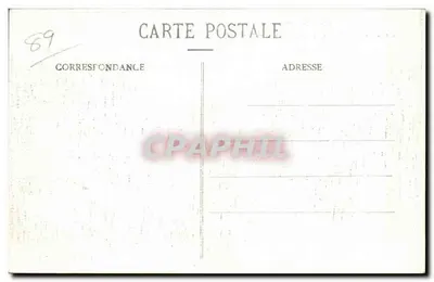 Tonnerre - Vue prise du Pont Saint-Vallier sur le bras de l'Armançon alimentant l'Usine électrique — L. Durend, phot. Tonnerre — Rewers