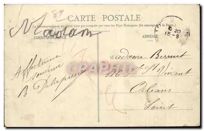 Castelo de Foissy, por Villeneuve-l'Archevêque (Yonne) — André, foto-editora — Verso